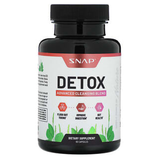 Snap Supplements, Detox, улучшенная очищающая смесь, 60 капсул