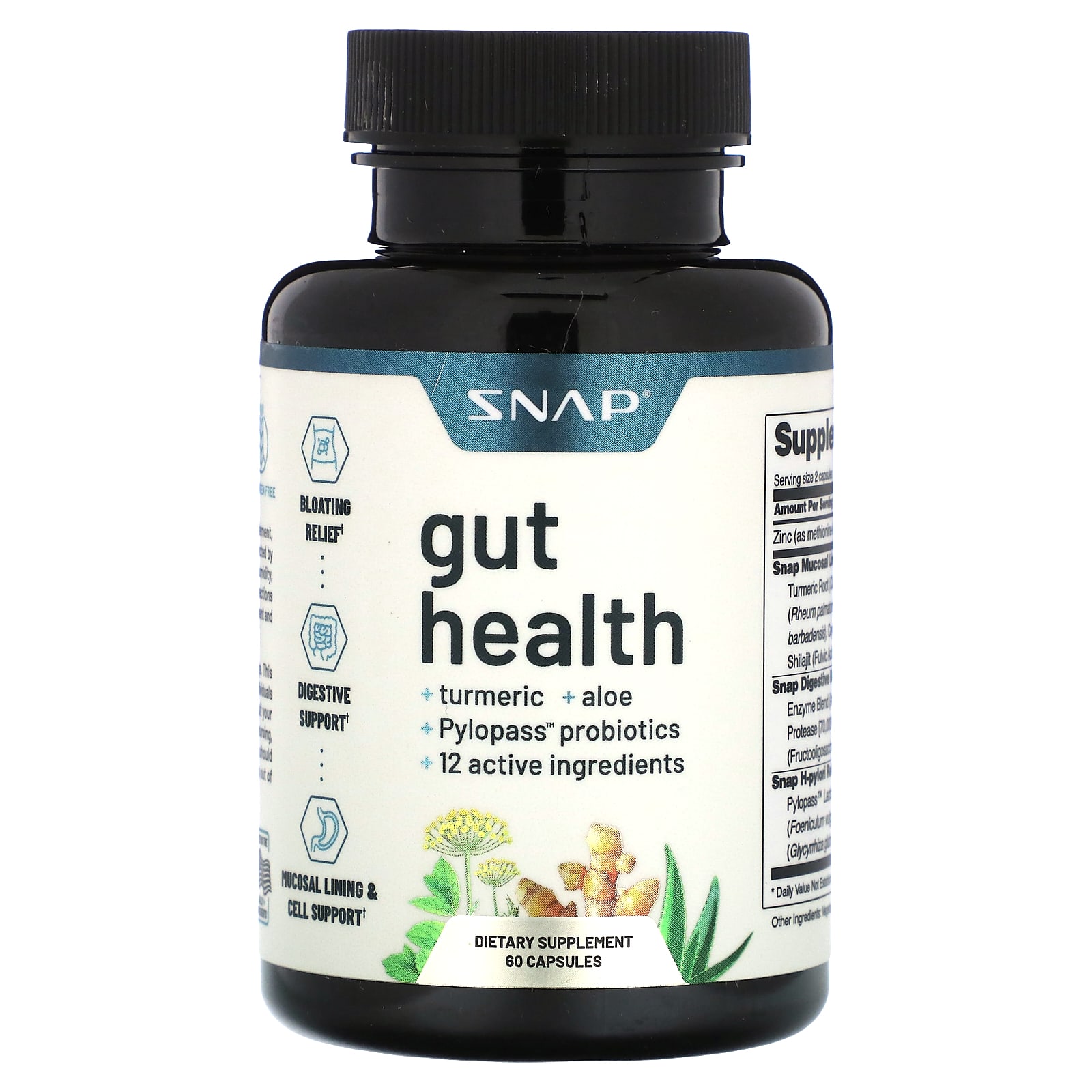 Snap Supplements, Gut Health , 60 Capsules