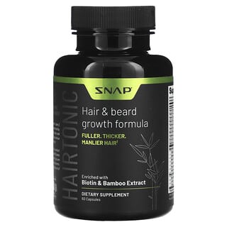 Snap Supplements, Hairtonic, Hair & Beard Growth Formula, 60 Capsules