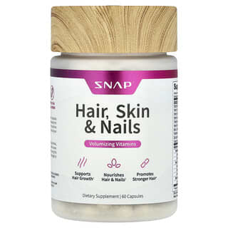 Snap Supplements, Cabelo, Pele e Unhas, 60 Cápsulas