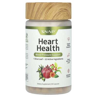 Snap Supplements, Heart Healthy, 90 Capsules