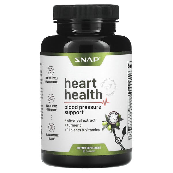 Snap Supplements, Herzgesundheit, 90 Kapseln