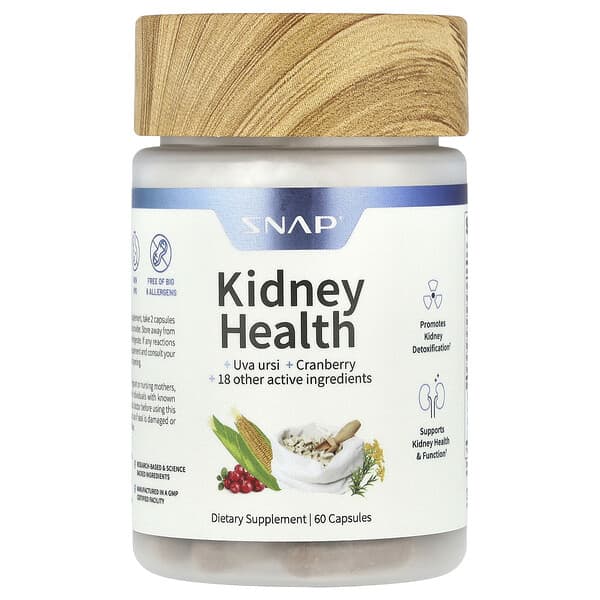 Snap Supplements Kidney Health, 60 Capsules