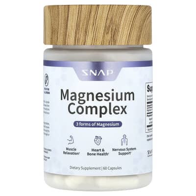 Snap Supplements, Magnesium Complex, 60 Capsules