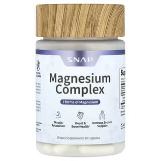 Snap Supplements, Complexe de magnésium, 60 capsules