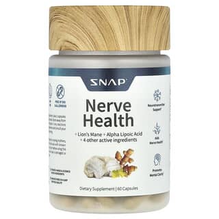 Snap Supplements, Saúde dos Nervos, 60 Cápsulas