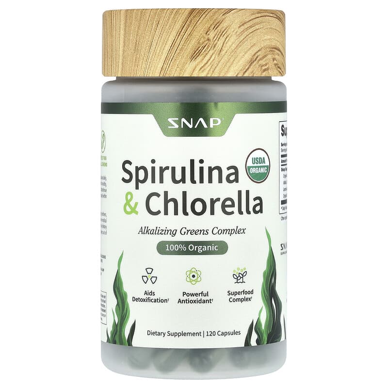 Spirulina & Chlorella, 120 Capsules