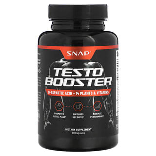 Snap Supplements, Testo Booster`` 90 cápsulas