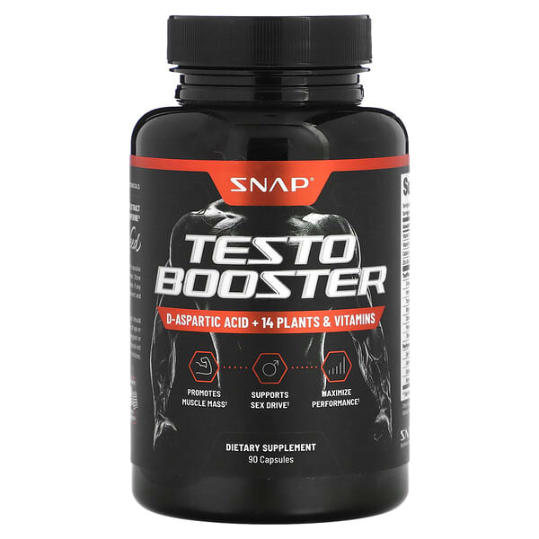 Snap Supplements, Testo Booster, 90 Capsules