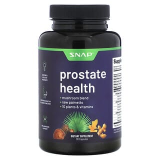 Snap Supplements, Saúde da Próstata, 90 Cápsulas