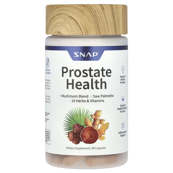 Snap Supplements, Prostate Health, 90 Capsules