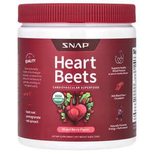 Snap Supplements, Heart Beets, Mixed Berry, 8.8 oz (250 g)'