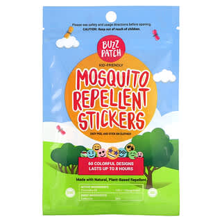 NATPAT, Buzz Patch, Mosquito Repellent Stickers , 60 Patches