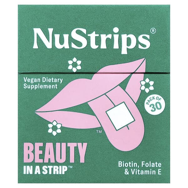 NuStrips, Beauty In A 스트립™, 스위트 스트로베리, 30개입