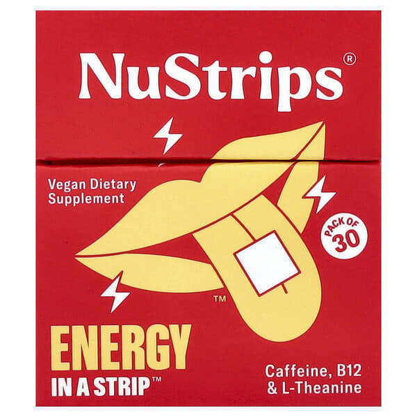 Energy In A Strip™, Cinnamon Vanilla, 30 Strips