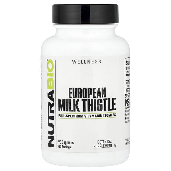 European Milk Thistle, 90 Capsules (241 mg per Capsule)