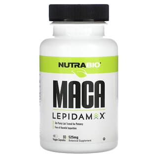 Nutrabio Labs, MACA Lepidamax, 525 mg, 90 pflanzliche Kapseln