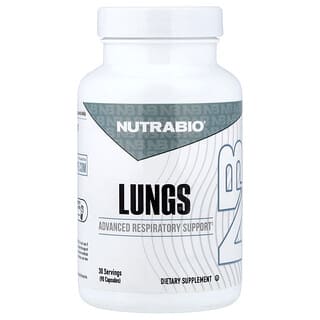 NutraBio, Pulmones`` 90 cápsulas en V