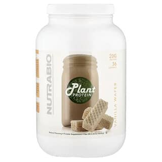 NutraBio, Plant Protein, Vanilla Wafer, 2.24 lb (1,018 g)