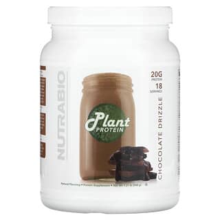 NutraBio Labs, Plant Protein, Chocolate Drizzle , 1.21 lb (548 g)