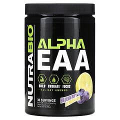 Nutrabio Labs, Alpha EAA, Blaubeerlimonade, 395 g (0,87 lb.)