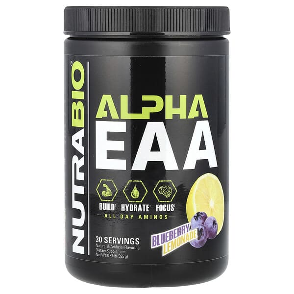 Alpha EAA, Blueberry Lemonade, 0.87 lb (395 g)