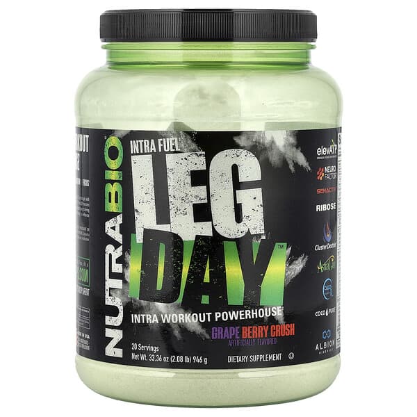 Intra Fuel, Leg Day™, Grape Berry Crush, 2.08 lb (946 g)