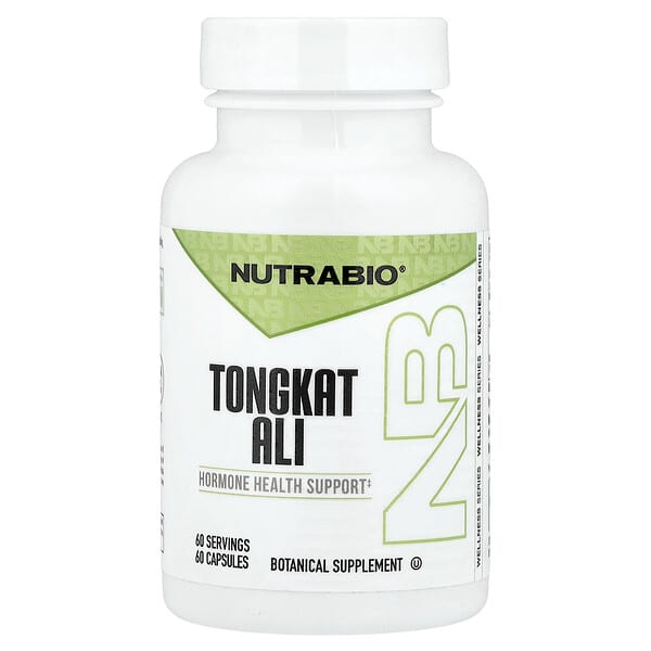 NutraBio, 통캇알리, 캡슐 60정(캡슐 1정당 200mg)