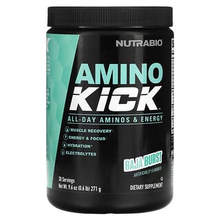Nutrabio Labs, Amino Kick, Baja Burst, 0.6 lb (271 g)