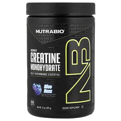 NutraBio, Micronized Creatine Monohydrate, Blue Razz, 399 g