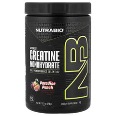 NutraBio, Micronized Creatine Monohydrate, Paradise Punch, 378 g