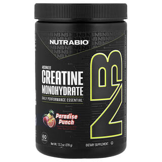 NutraBio, Micronized Creatine Burst, Island Splash Fruit Punch, 0.83 lb (379 g)