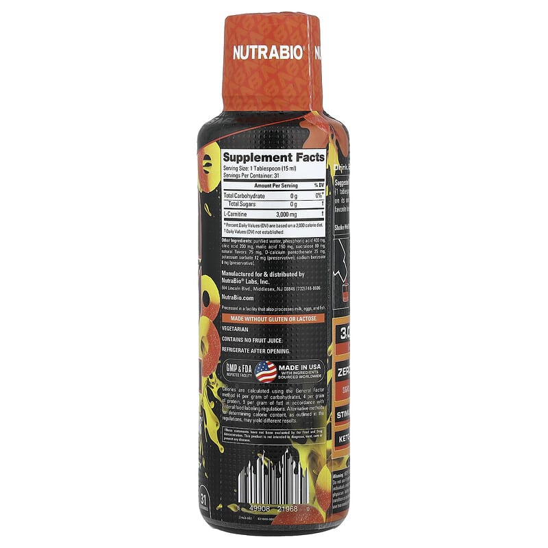 arazo nutrition l carnitine reviews LeanShots, L-Carnitine 3000, Peach Rings, 16 fl oz (473 ml) KLOW Blend 80 mg HSVI and CAM Size:Copper Peptide Bundle ( 1 gram GHK+ 1 gram AHK)
