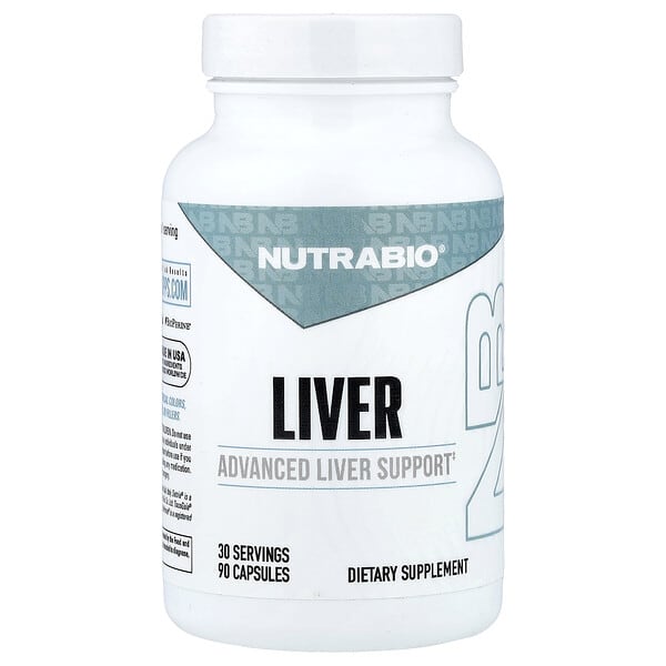 NutraBio, 肝脏支持，90 粒胶囊