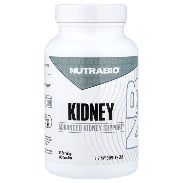 NutraBio, Nyre, 90 kapsler