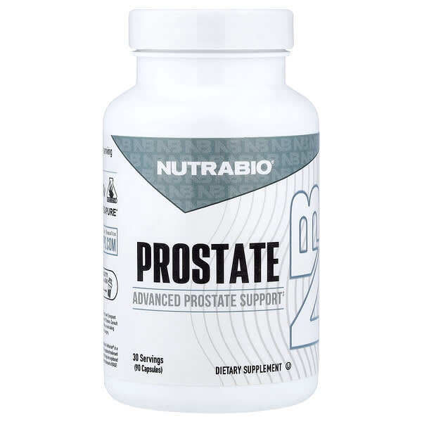 NutraBio, Prostata, 90 capsule