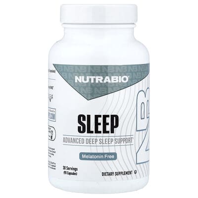 NutraBio, Sleep, Melatonin Free, 90 Capsules