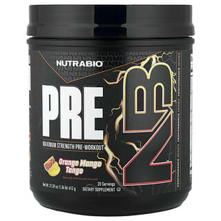 NutraBio, PRE-Workout, Orange Mango Tango, 1.34 lb (612 g)