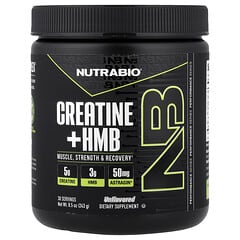 Creatina + HMB, Sem Sabor, 243 g (8,5 oz)