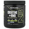 NutraBio, 크레아틴 + HMB, 블루라즈, 308g(10.89oz)