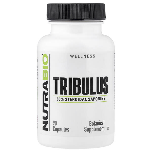 NutraBio Tribulus, 90 Capsules (500 mg per Capsule)