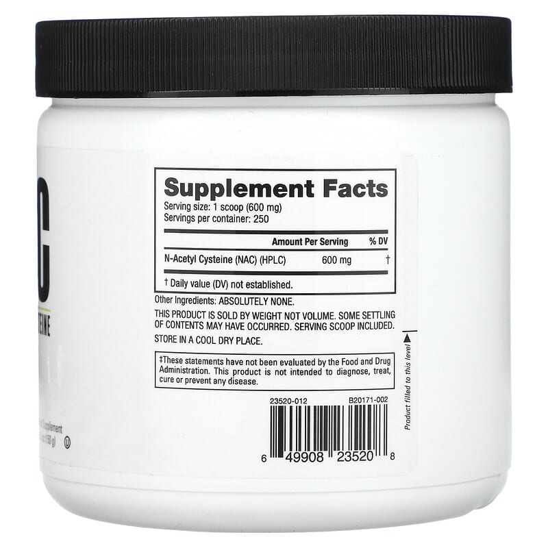 健康・医学 NACCI NAC 600 mg: Antioxidant Support from Wonder Labs