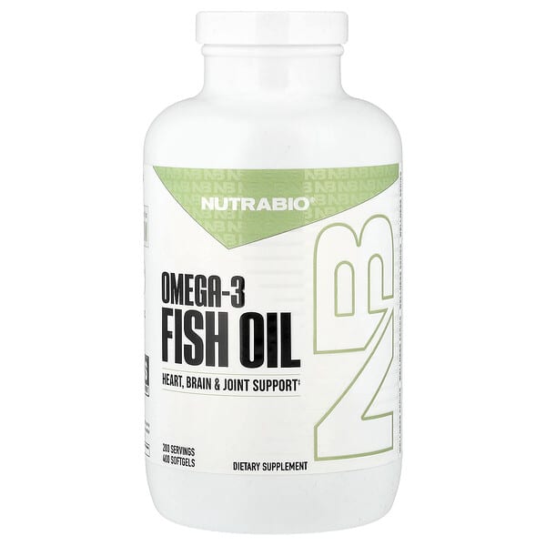 Omega-3 Fish Oil, 400 Softgels (1,000 mg per Softgel)