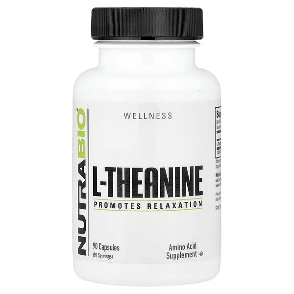 L-Theanine, 90 Capsules (200 mg per Capsule)