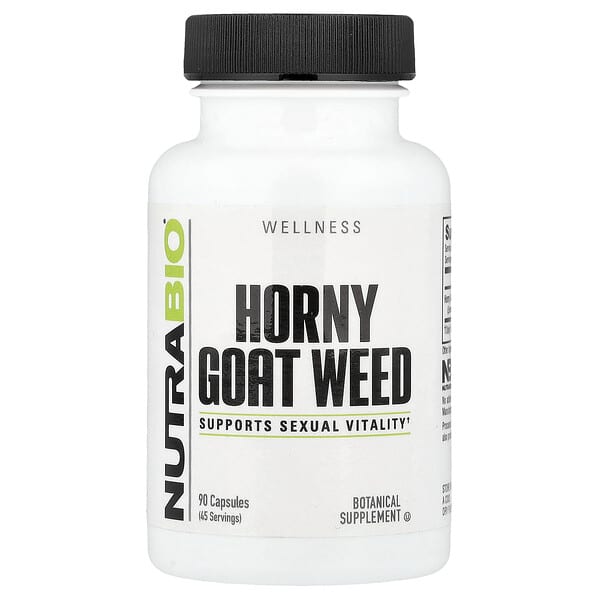 Horny Goat Weed, 90 Capsules (500 mg per Capsule)