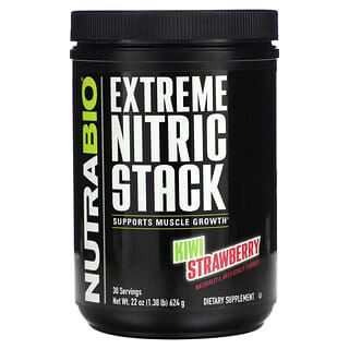 Nutrabio Labs, Extreme Nitric Stack, киви и клубника, 624 г (1,38 фунта)
