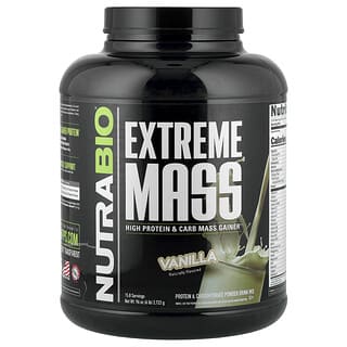 NutraBio, Aşırı Yoğun, Vanilya, 2722 g (6 lb)