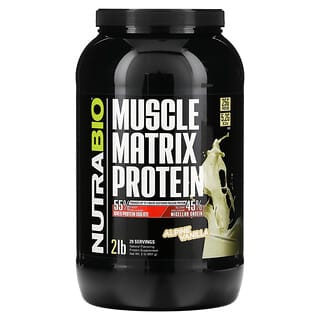 NutraBio, 肌肉矩阵蛋白质，高山香草味，2 磅（907 克）