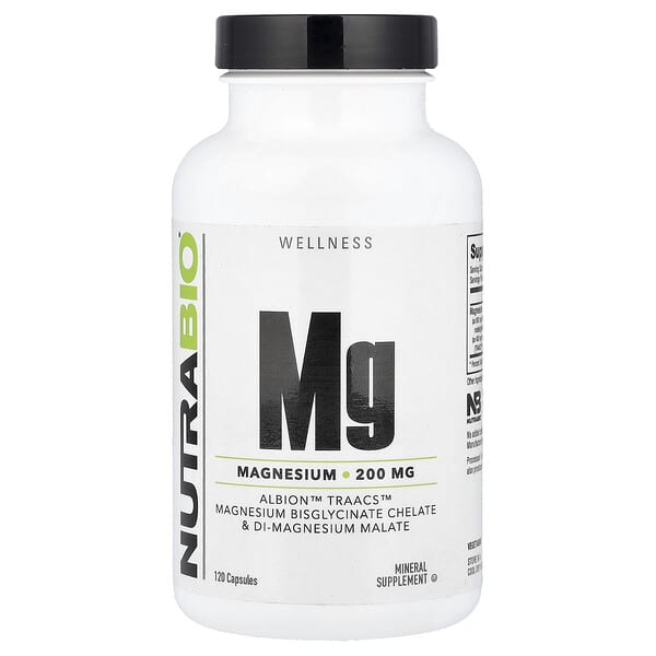 Mg Magnesium, 120 Capsules (100 mg per Capsule)