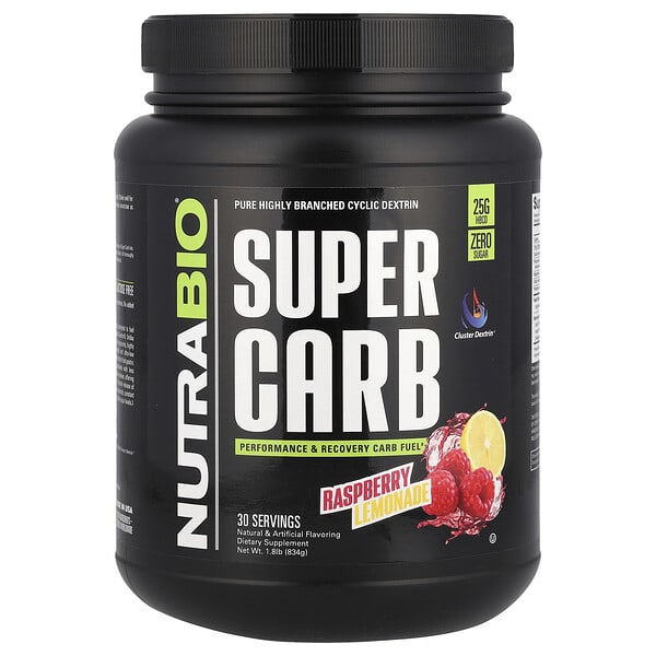 Super Carb, Raspberry Lemonade, 1.8 lb (834 g)